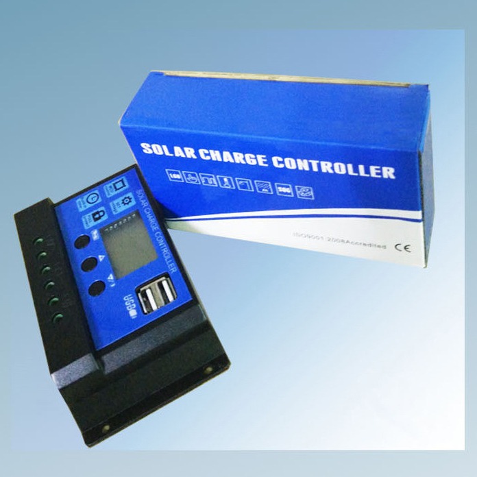 Солнечный контроллер для фотогальванических панелей, адаптивный, 20A/30A/40A/50A/60A/100A на 12/24V