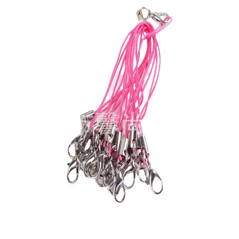 Color lobster buckle mobile phone rope alloy lobster buckle mobile phone lanyard mobile phone chain wholesale factory direct sales