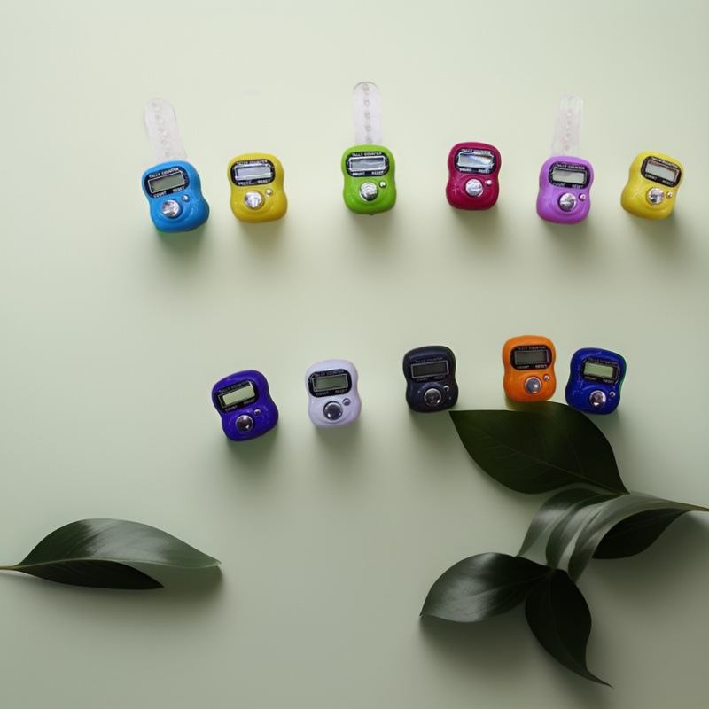 Счетчик на палец 1012 электронный ключевой мини портативный кольцевой ручной счётчик