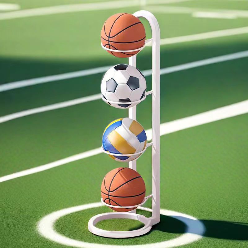 [Manufacturer] Iron Basketball Stand Five Layers 5 Layers 4 Layers 4 Layers 3 Layers 3 Layers Basketball Storage Rack Storage Rack