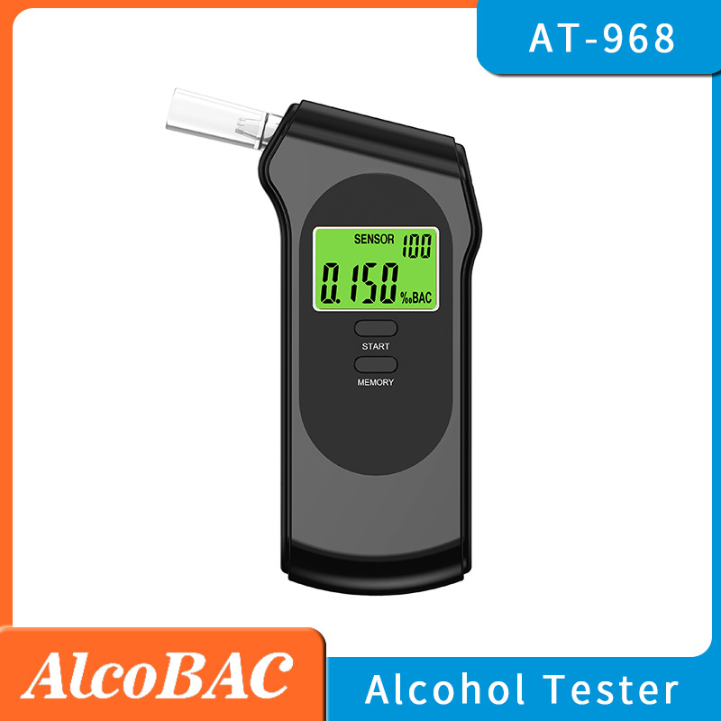 Тестер алкоголя At-968 Заводская модель Алкогольный детектор Алкогольный детектор для вождения в нетрезвом виде