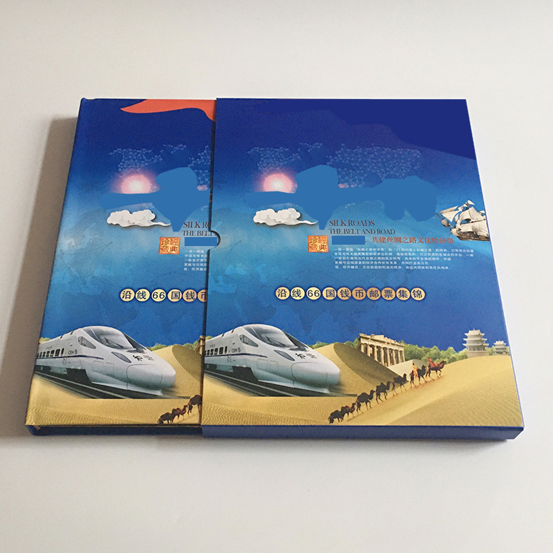 One Belt and One Road 66 Countries Coins and Foreign Currency Stamps Collection Commemorative Album Insurance Bank Sales Casual Gift Album