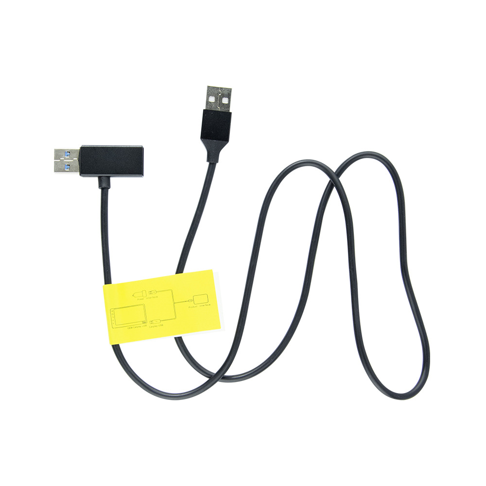 USB Port Smart Cable Prevents Restart Carplay Android Auto 12V Power Cable Adapter for Car Three-Way Connection