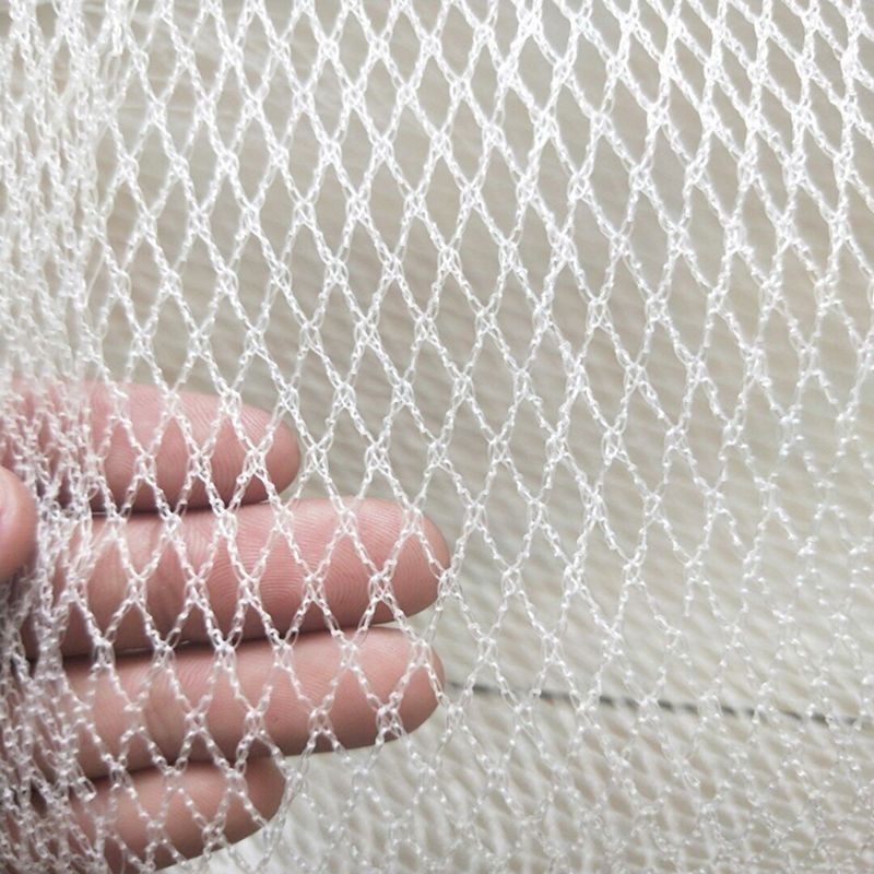 Factory Direct Sales Orchard Anti-Hail Net 0.8cm Apple Grape Pear Tree Fish Pond Greenhouse Anti-Hail Net New Material