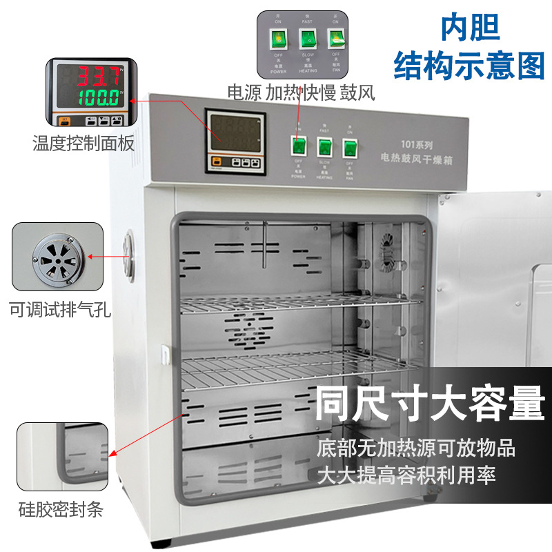 Y Electric Heating Constant Temperature Blast Drying Oven High Temperature Heating Small Industrial Oven Medical Dryer Laboratory Oven L