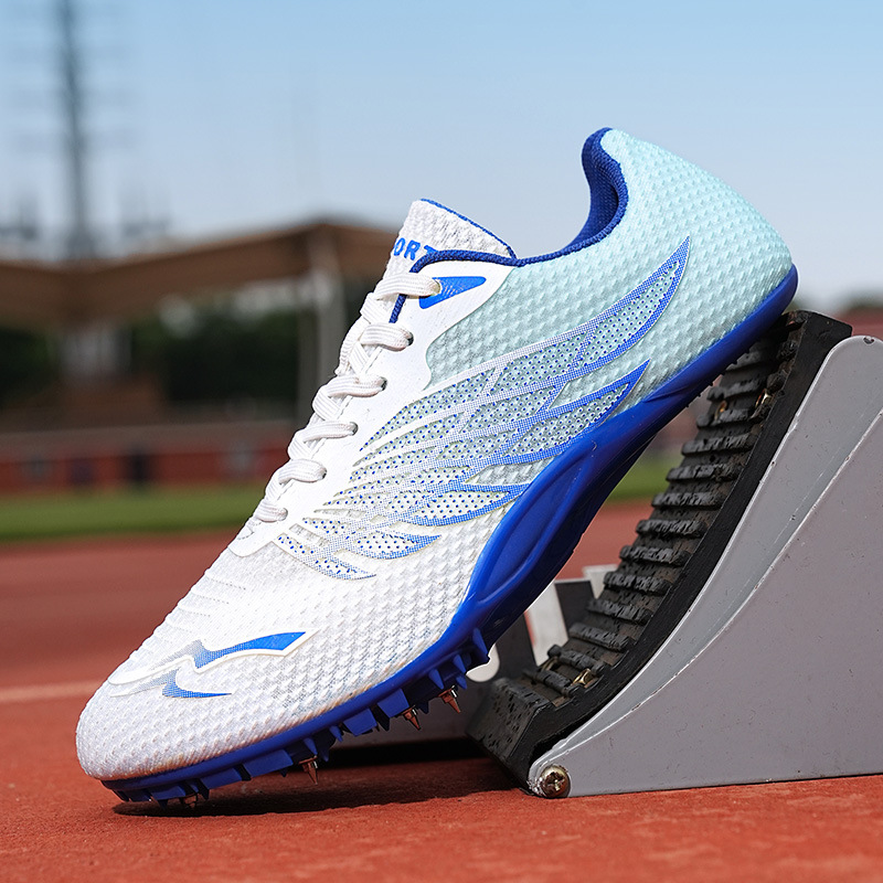Track and Field Sprint Men's Professional Spike Shoes Women's Running Long Jump Shoes Student Sports High School Entrance Examination Training Competition Special