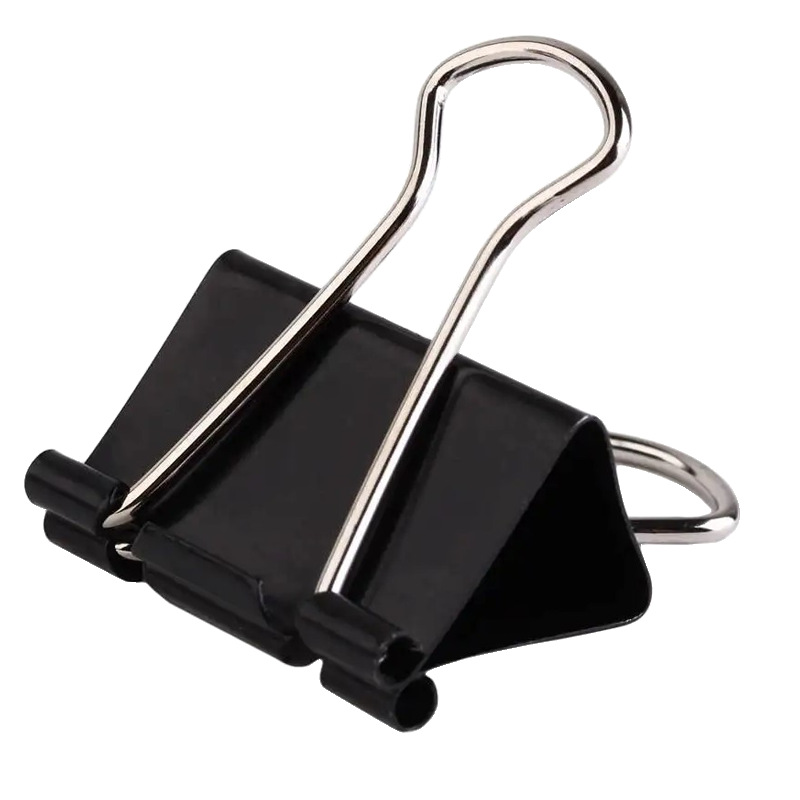 Long Tail Clip Manufacturer Self-Produced and Sold 25mm Long Tail Ticket Clip Black Long Tail Clip 6 Sizes Clip Complete Specifications