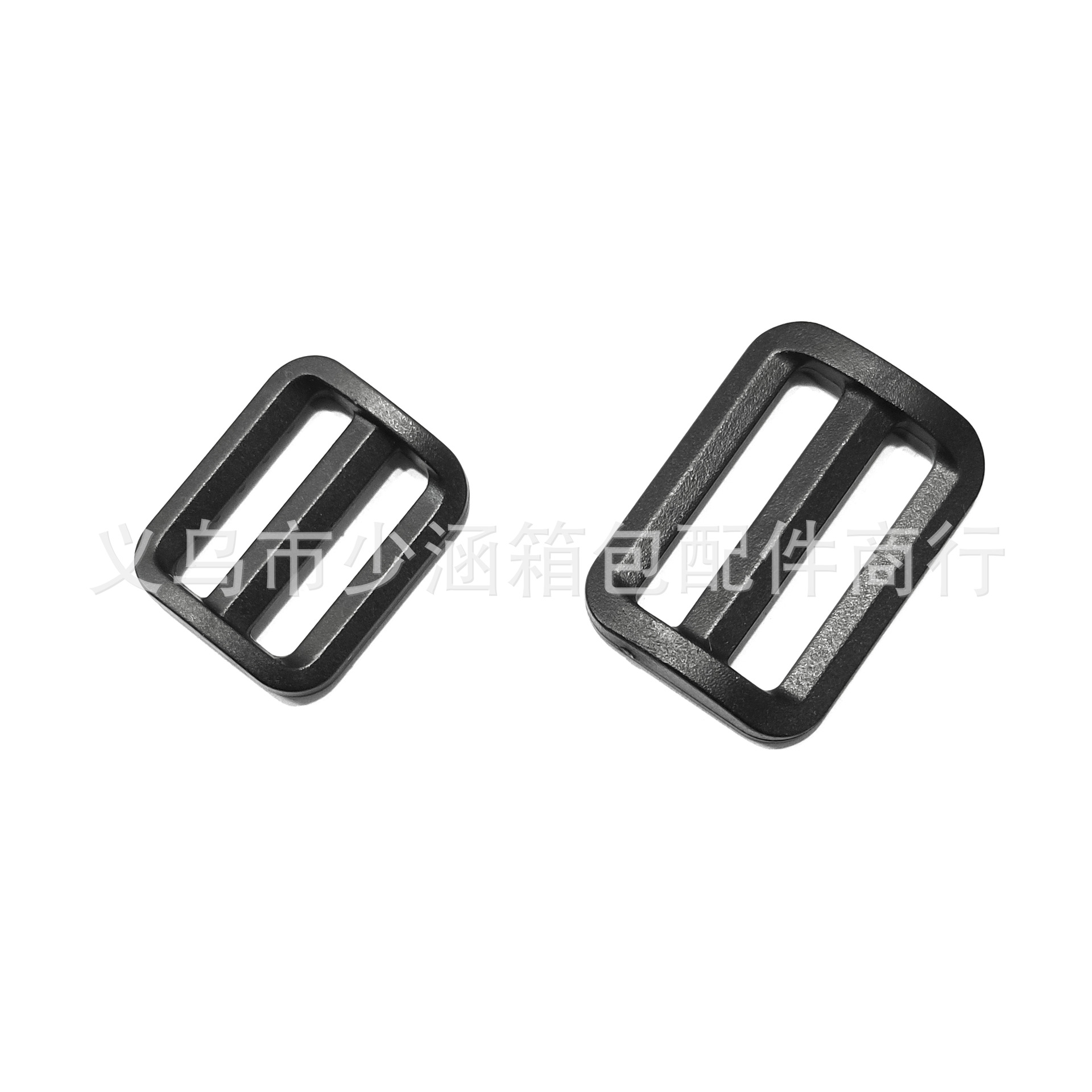 Factory 15~51mm plastic strap tooth three-gear buckle non-striped webbing adjustment buckle bag pendant connection buckle direct supply