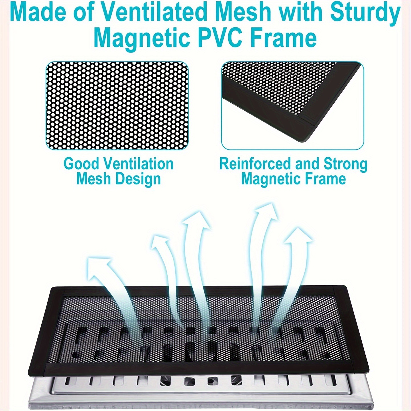 Ready-Made Ventilation and Heat Dissipation Magnetic Pvc Dust-Proof Net, Removable, Clean and Reusable, Complete Specifications, Free Samples