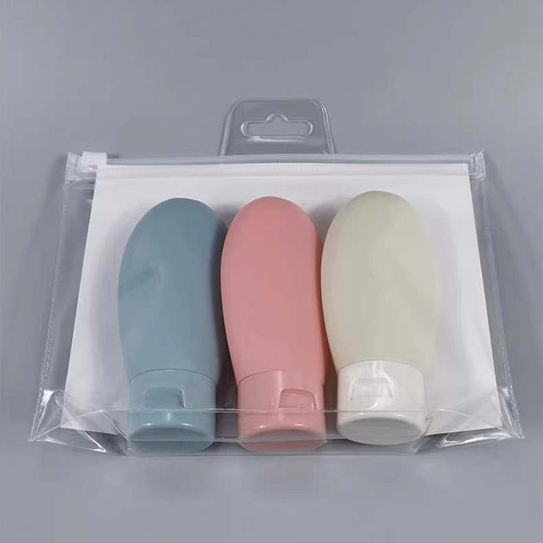 Squeeze Plastic Bottling 60ml Inverted Bottle Travel Shower Gel Shampoo Cosmetic Bottle suit