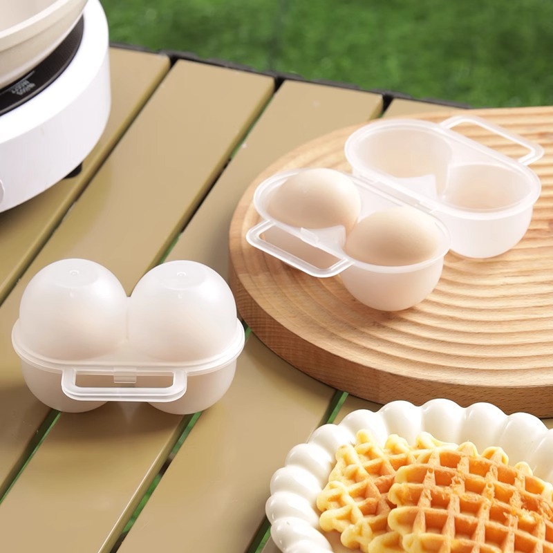 Outdoor portable egg box anti-fall egg storage box travel anti-shock camping anti-shatter egg tray breakfast egg box