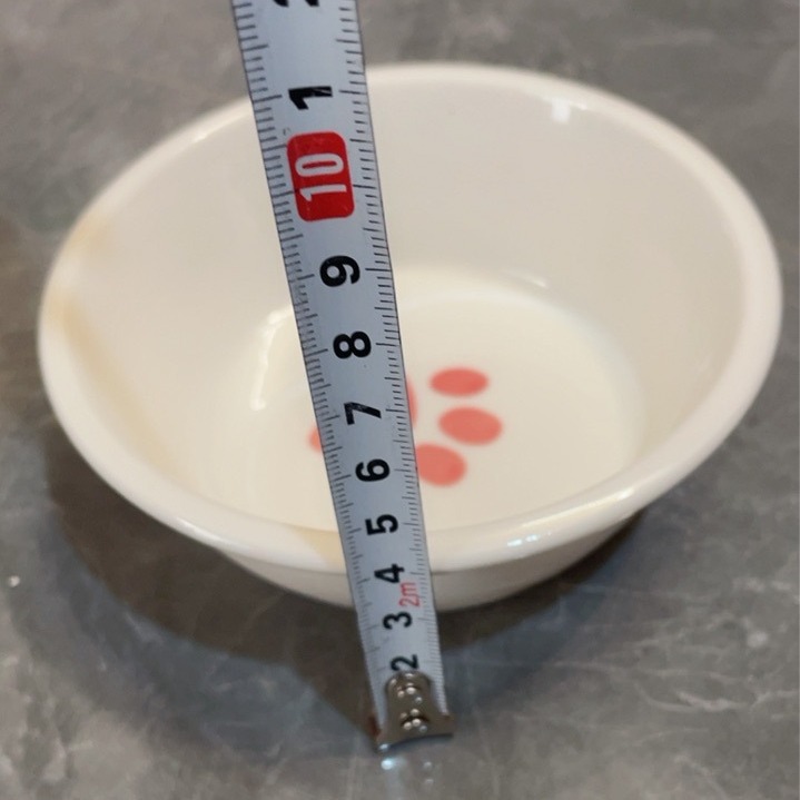 In stock pet ceramic bowl simple style small size Food Bowl double bowl water basin wide edge can be equipped with shelf cat bowl cat food bowl