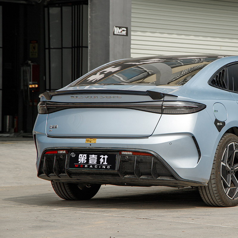 Suitable for BYD seal ev modified tail pressure tail fixed wing carbon fiber pattern seal special non-perforated