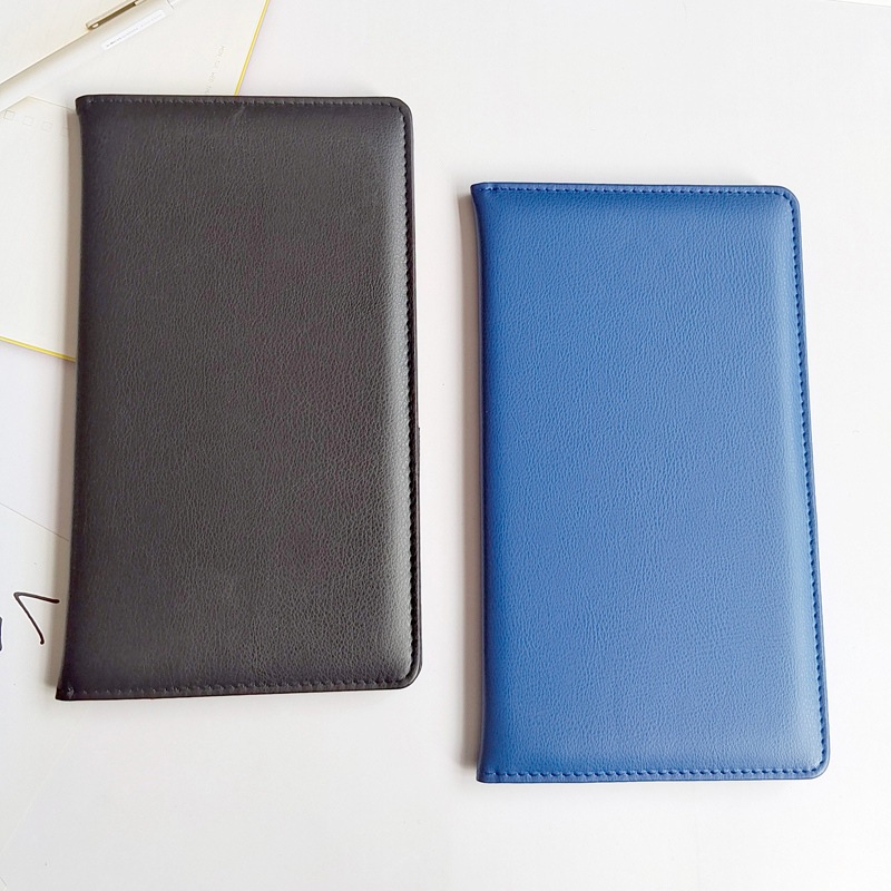 Black Pu Leather Bill Holder, Blue Hotel Order Holder, Drink Holder, Cashier Holder, Menu Holder, Hotel Essential Business Accessory