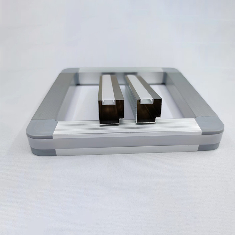 Aluminum alloy smart mirror aluminum back frame aluminum profile anodized bathroom mirror frame photo frame factory direct supply