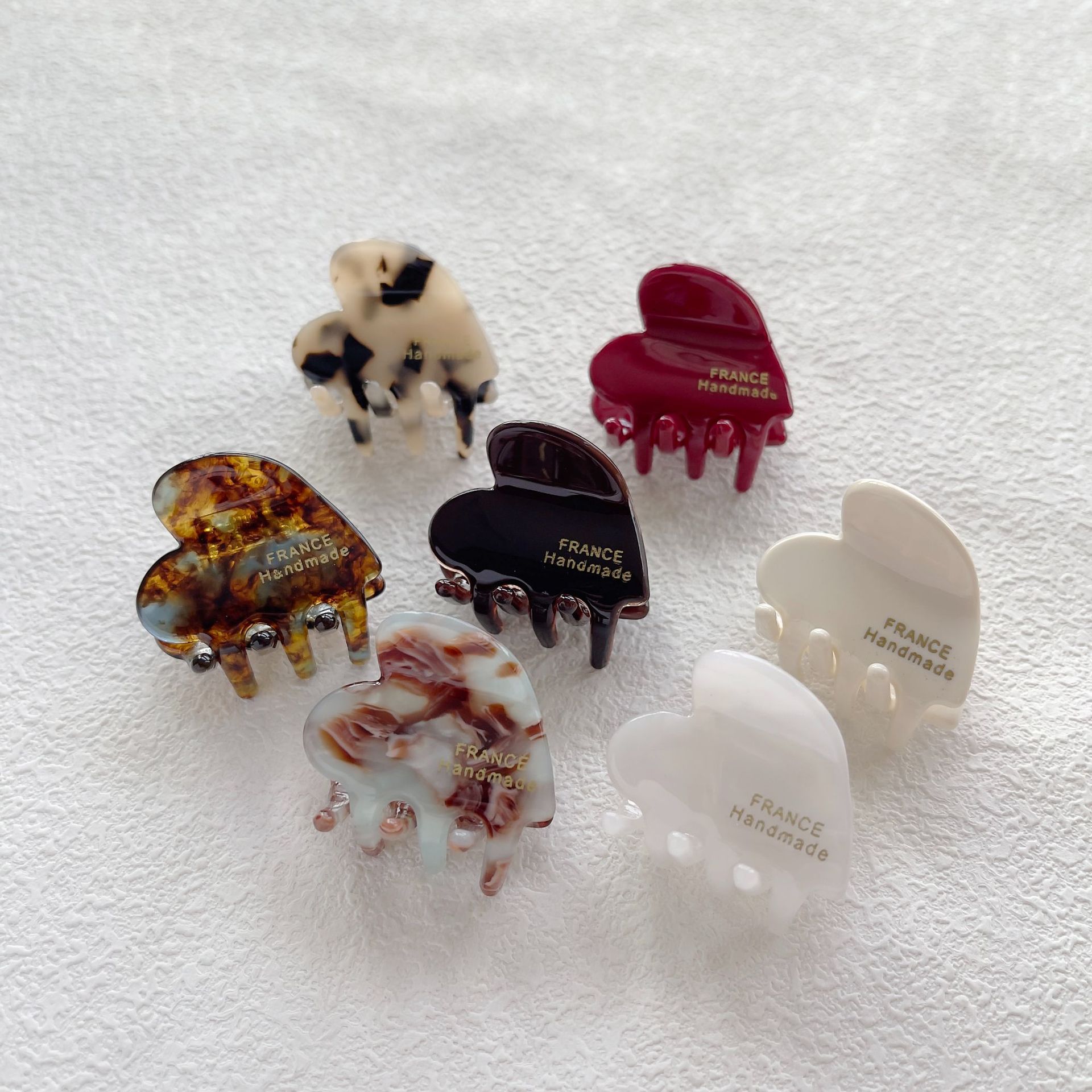 Элегантная маленькая заколка, импортная, акриловая, заколка для челки, корейская заколка