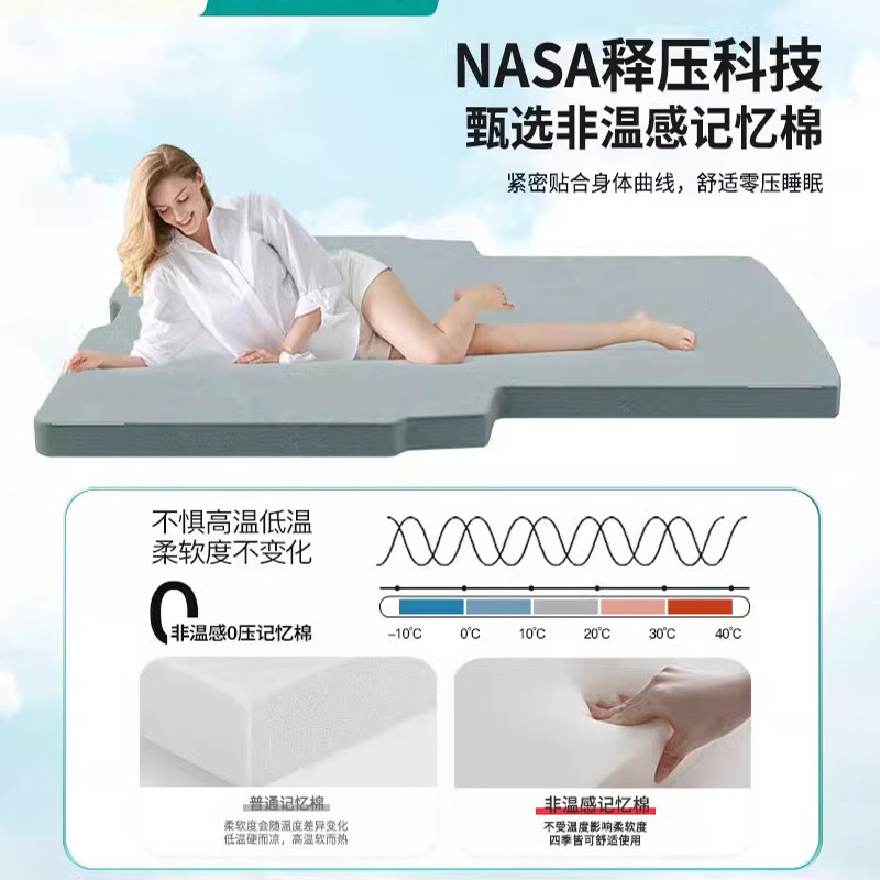 Car three-fold cushion cushion special S smaller than Y di M mattress memory cotton cushion rear sleeping trunk cushion