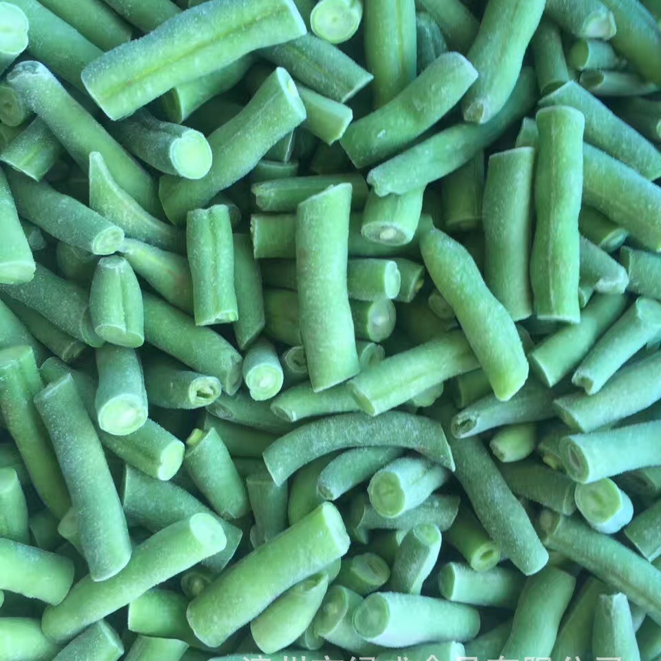 Быстрозамороженные зеленые бобы, замороженные стручки зеленой фасоли