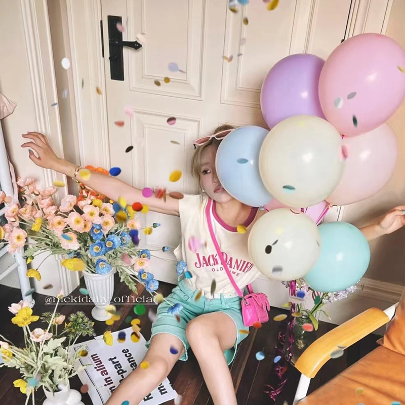 Matte 10inch Thickened Imitation Latex Round Matte Balloons for Wedding and Birthday Party Scene Decoration