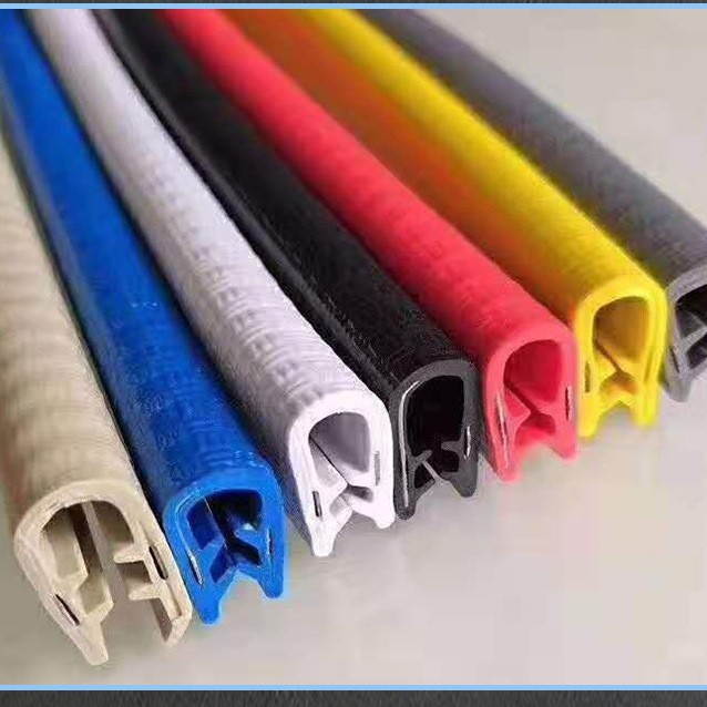 Car door anti-collision strip U-shaped frame sealing decorative strip without sticking anti-scratch car hemming sealing strip