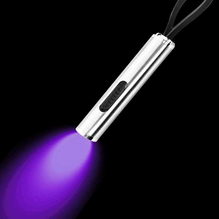 Xier two-in-one purple light money detector stainless steel lighting flashlight identification food Aspergillus flavus commercial small