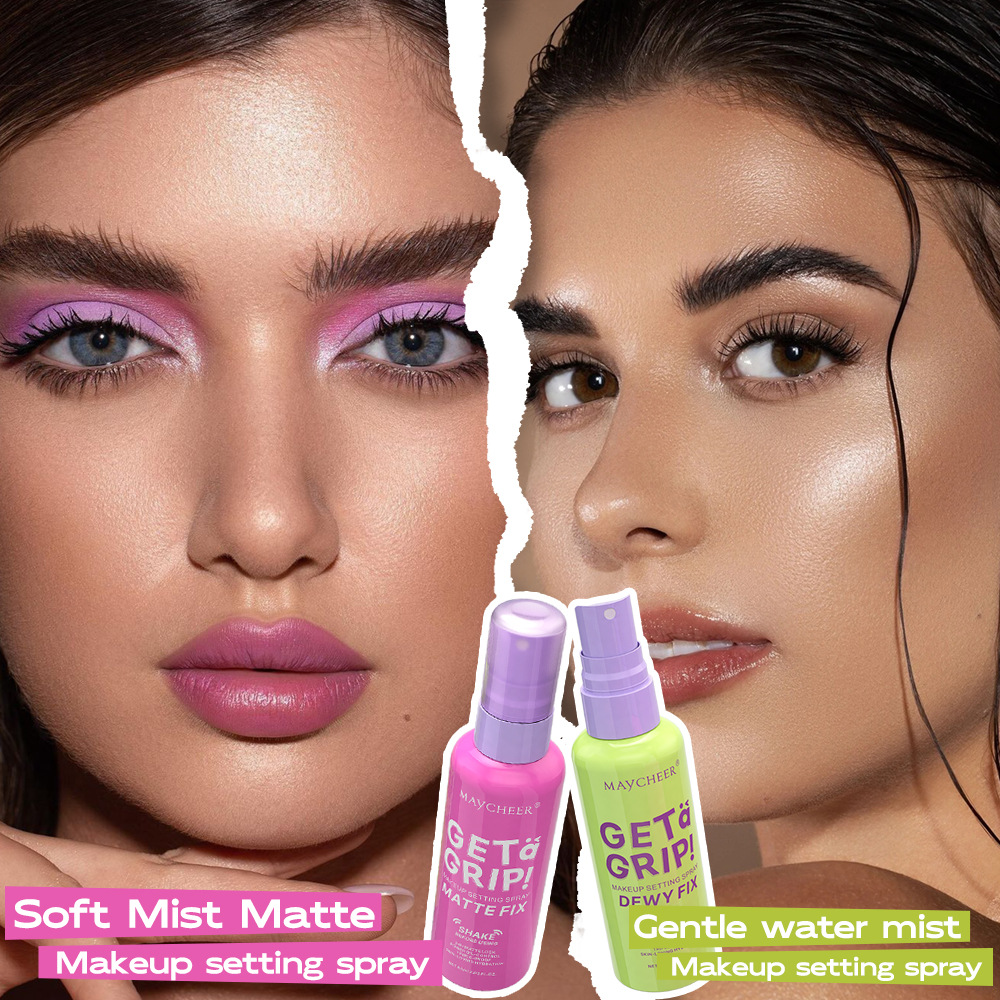 Maycheer Makeup Setting Spray Matte Matte Water Light Oil Control Non-Fading Non-Tight Waterproof Long-Lasting Cross-Border Export