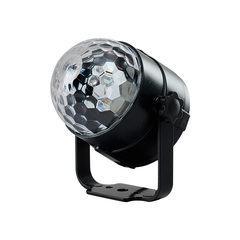 Cross-Border Export Specializes in Led Crystal Stand Magic Ball Multicolored Lights for Halloween and Christmas Atmosphere, Flashing Stage Lights