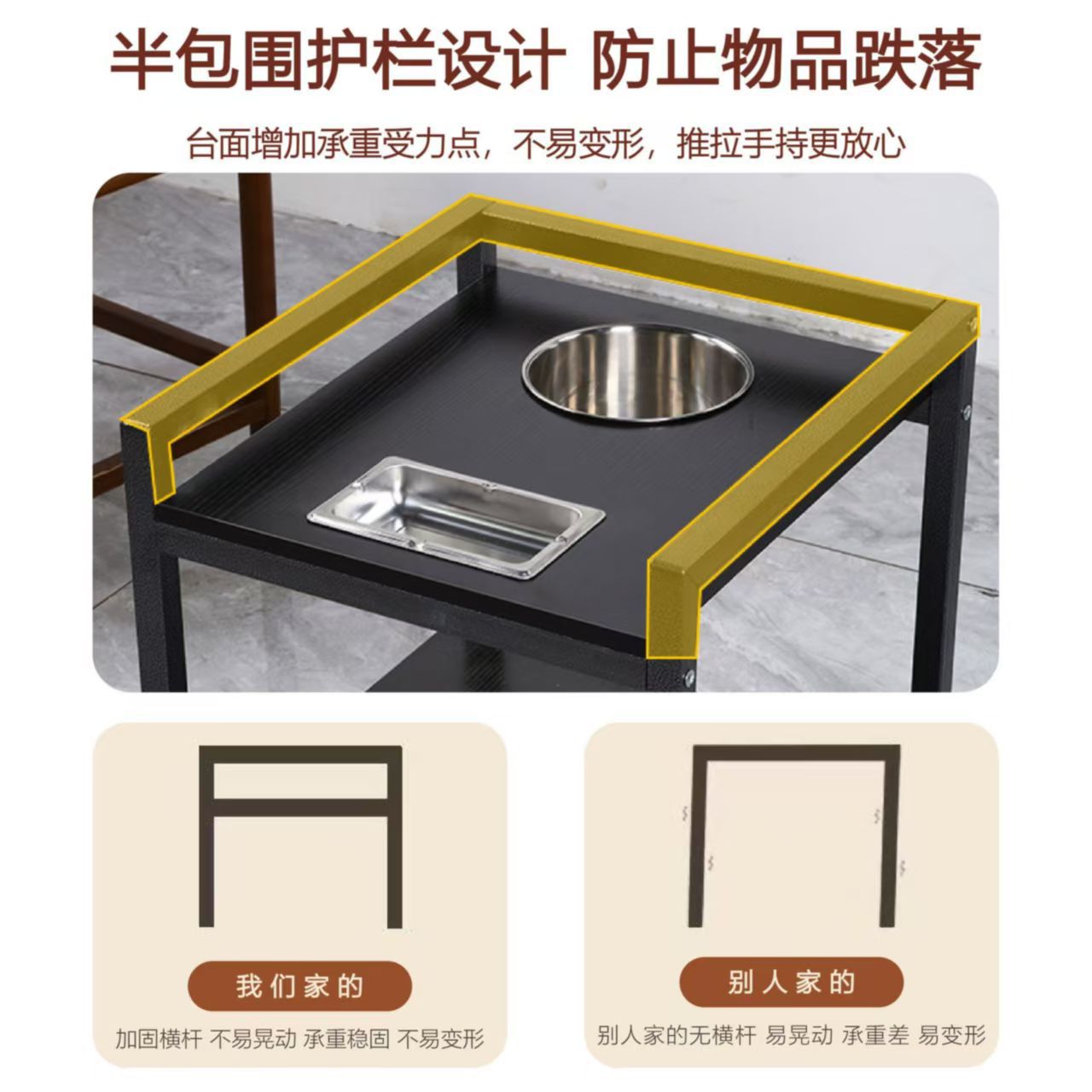Mahjong Room Coffee Table Tea Rack Chess Room Special Rock Plate Coffee Table Double Thickened Side Table Mahjong Tea Table