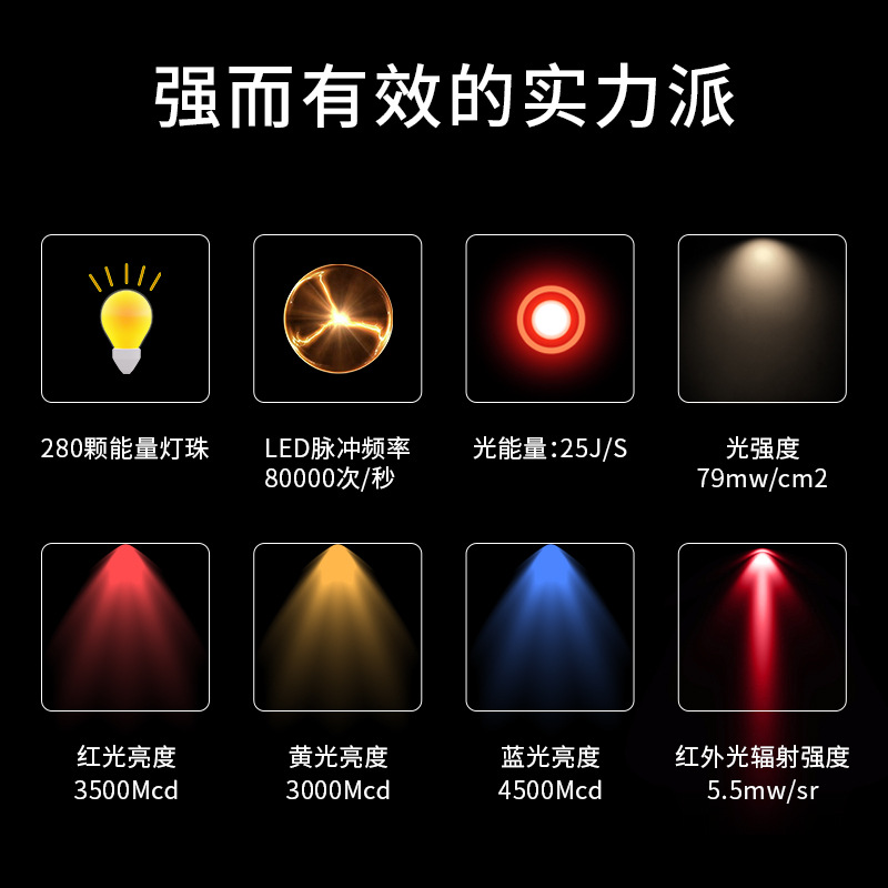 Large Panel Light Beauty Instrument Firming Phototherapy Mask Red Light Whitening Acne Removal Photon Rejuvenation Device Multi-Spectrum Mask