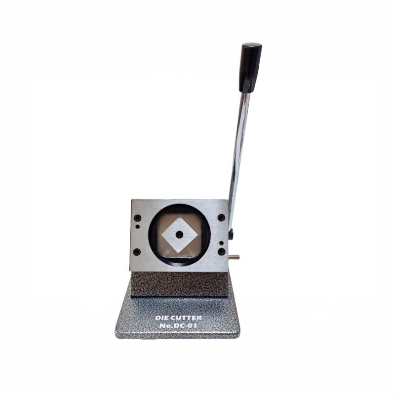 50MM square cutter badge machine metal paper cutter bar yum manual cutting machine press matching tools