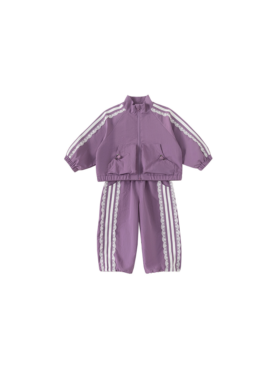 Youbao Children's Clothing, Girls' Autum Suits, Children's Autum Clothing, Girls' Sports and Leisure Two-Piece Suits, Early Autum School Wear