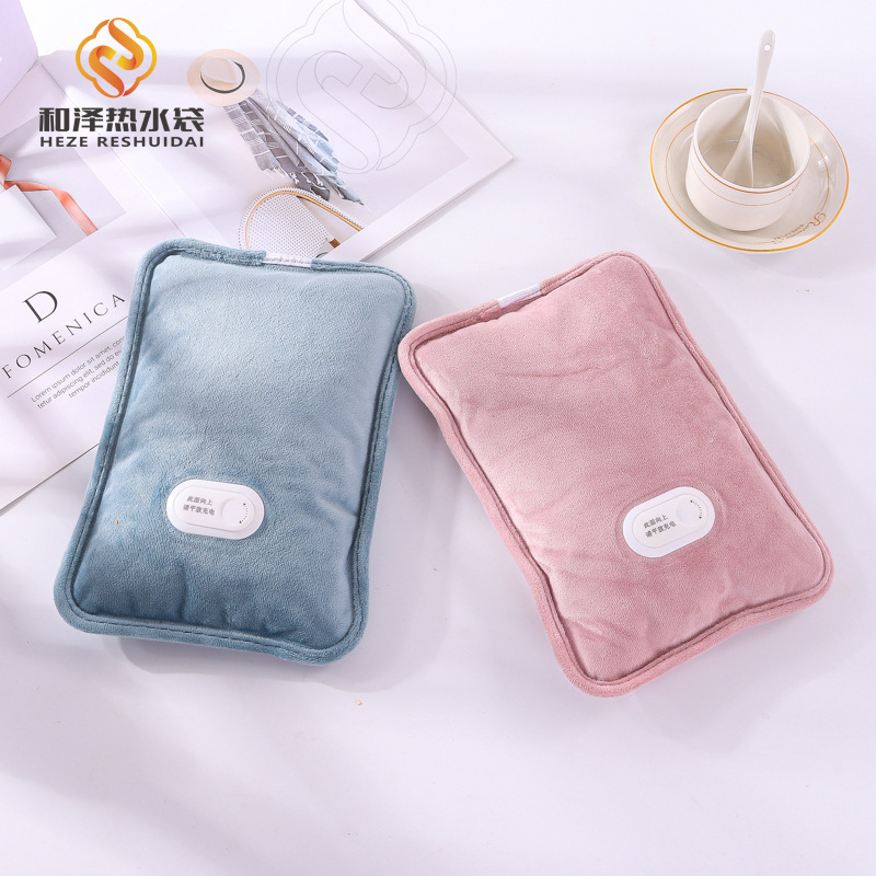 Производитель индивидуальная перезаряжаемая взрывозащитная фланелевая грелка, однотонная милая грелка с водой для обогрева в зимний период