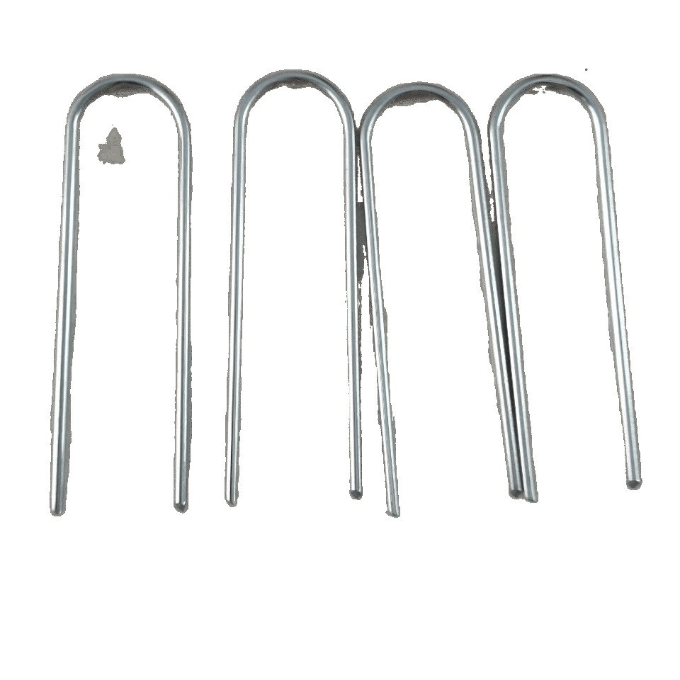 Anti-Weed Fabric Ground Nails U-Shaped Lawn Nails Ground Cloth Nails Weed-Suppressing Fabric Ground Nails Steel Wire Ground Nails Insect-Proof Fabric Nails Galvanized Ground Nails