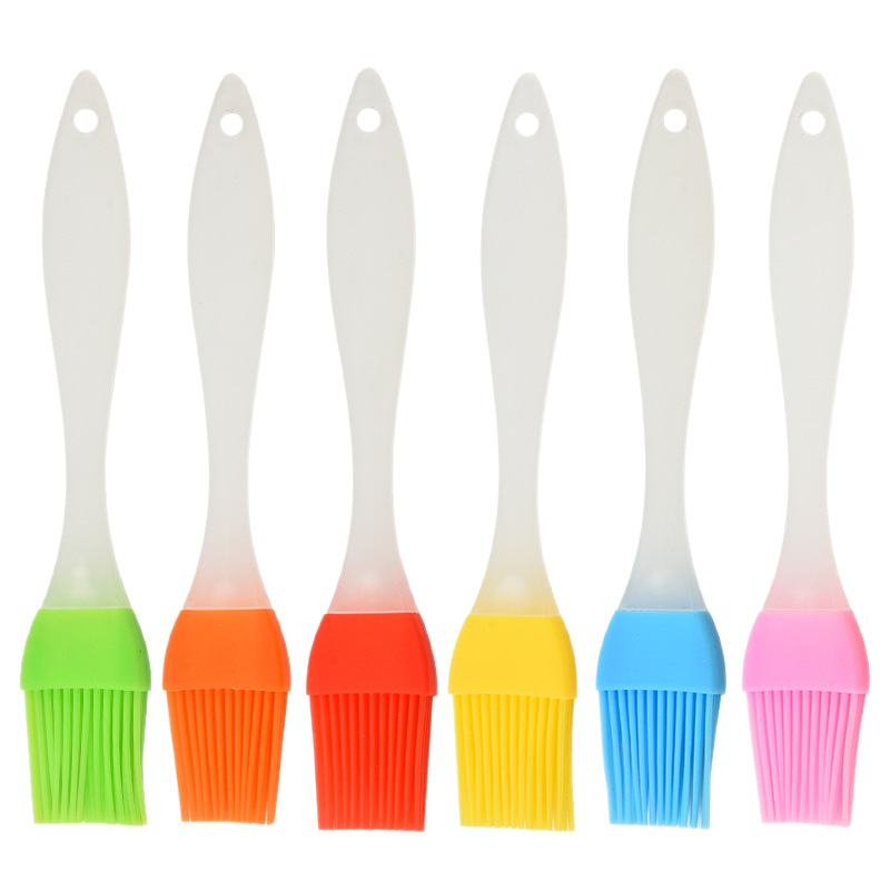 Silicone Oil Brush Small Split Barbecue Brush Kitchen Household Seasoning Brush High Temperature Resistant Baking Brush Cake Oil Brush