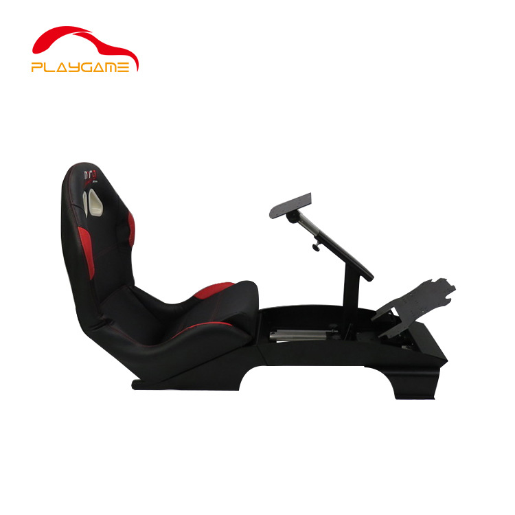 New black classic racing simulation F1 racing seat PVC leather adjustable factory direct sales
