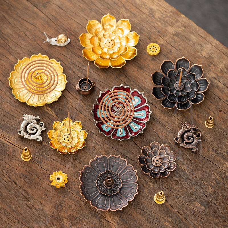 Антикварная подставка для благовоний, дзен-буддийская подставка для благовоний