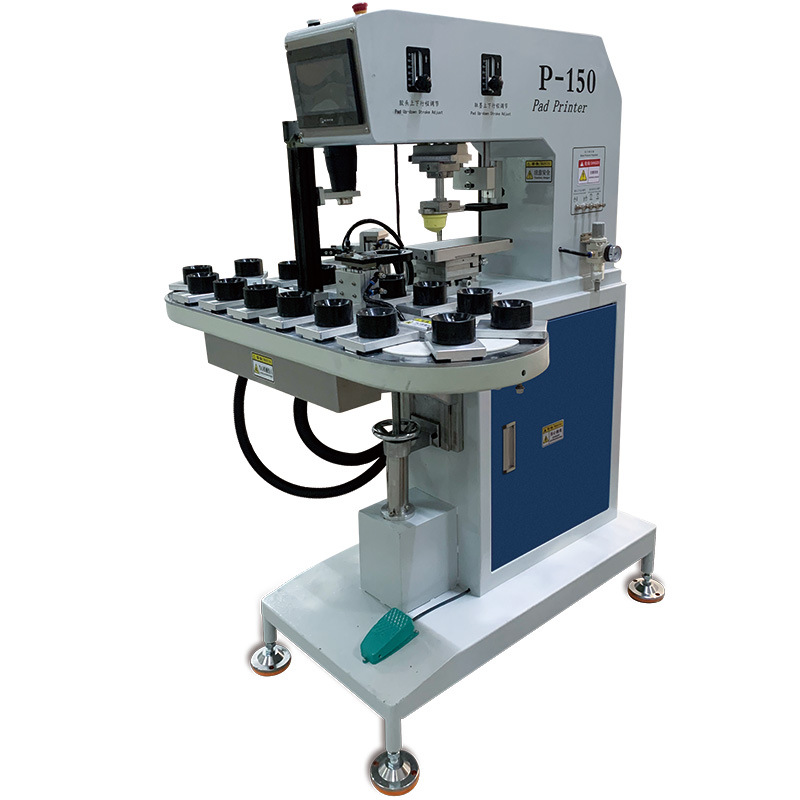 Monochrome Desktop Pneumatic Pad Printing Machine Ink Logo Pattern Digital Customizable Automated Pickleball Logo Printing Machine
