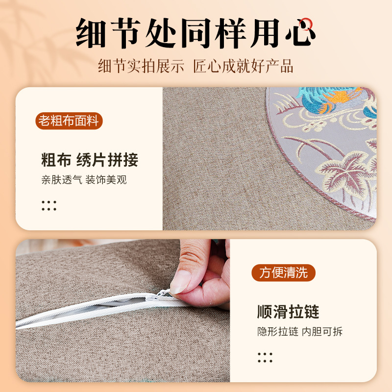 Electrically Heated Mugwort Cervical Spine Pillow, Hot Compress Beauty Pillow, Neck Protection, Traditional Chinese Medicine Traction Pillow, Health Care Moxibustion Pillow, Heating Pillow