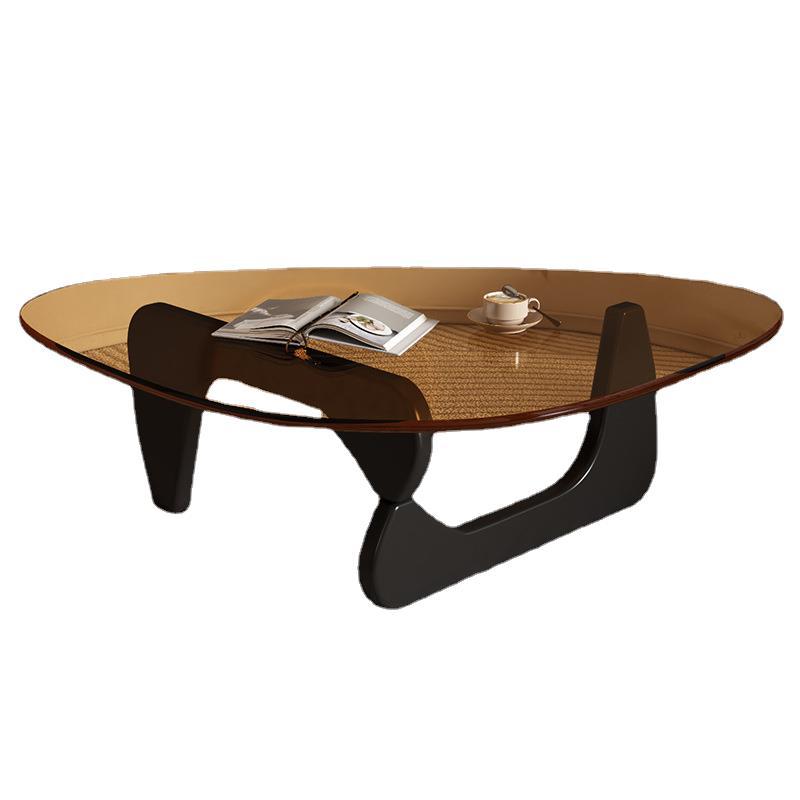 Glass Coffee Table Creative Popular Coffee Table Living Room Home Small Apartment Modern Simple Accessible Luxury Normcore Small Table