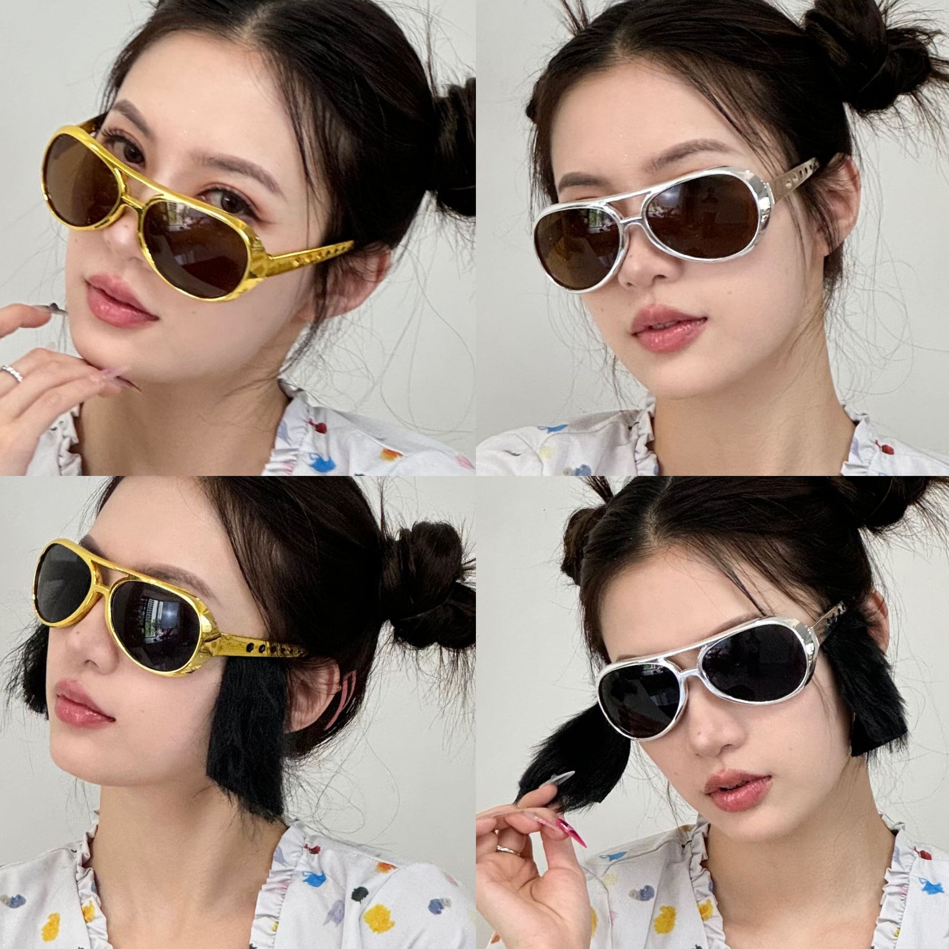 Электроплатированные многоцветные очки для вечеринок маскарадные очки