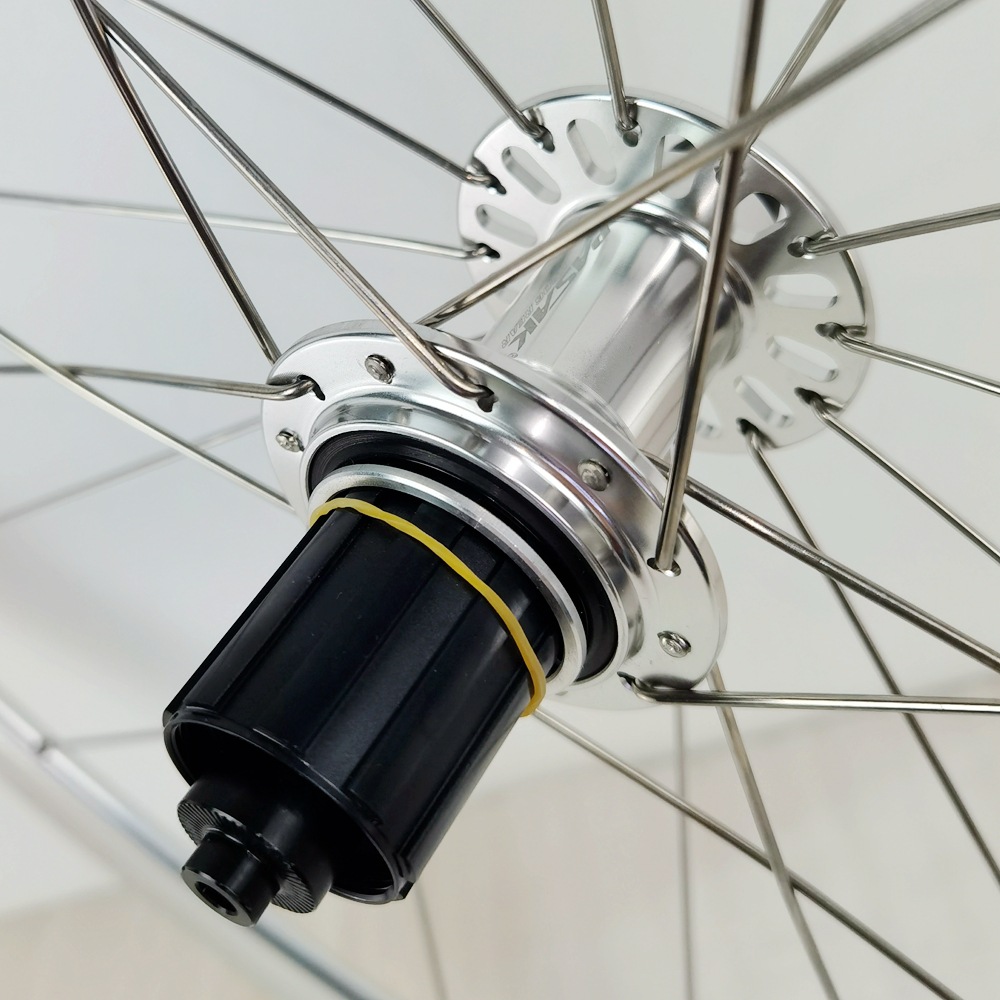 Bicycle Wheel road wheel set 700C ring brake C brake v brake HGMSXD front two rear four Peilin bearing six claws quick release