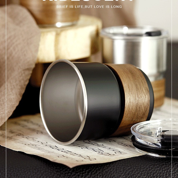 Men's Cup Boys High-end Sense Tea-making Light Luxury High Temperature Resistant Accompanying Gift Water Cup Camping Outdoor Portable Coffee Cup