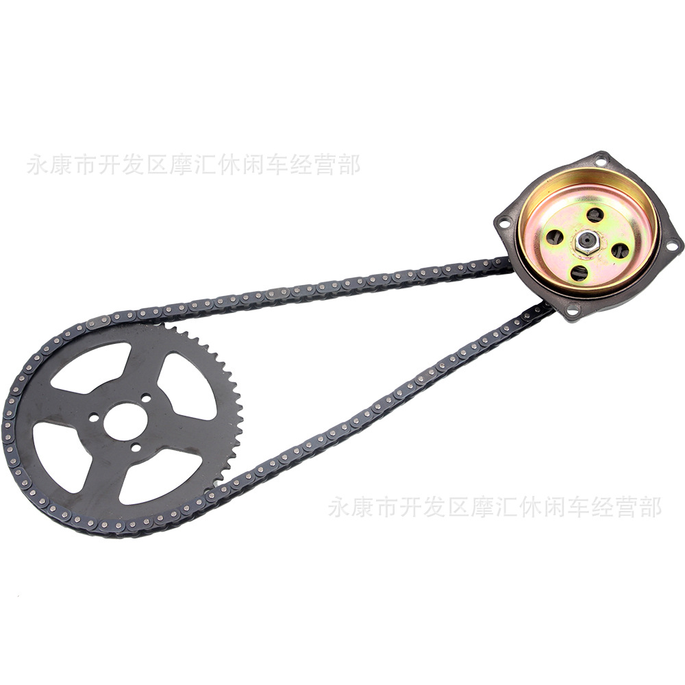Mini motorcycle accessories 47/49CC small sports car two punch and gear plate chain chain plate big fly small chain T8F
