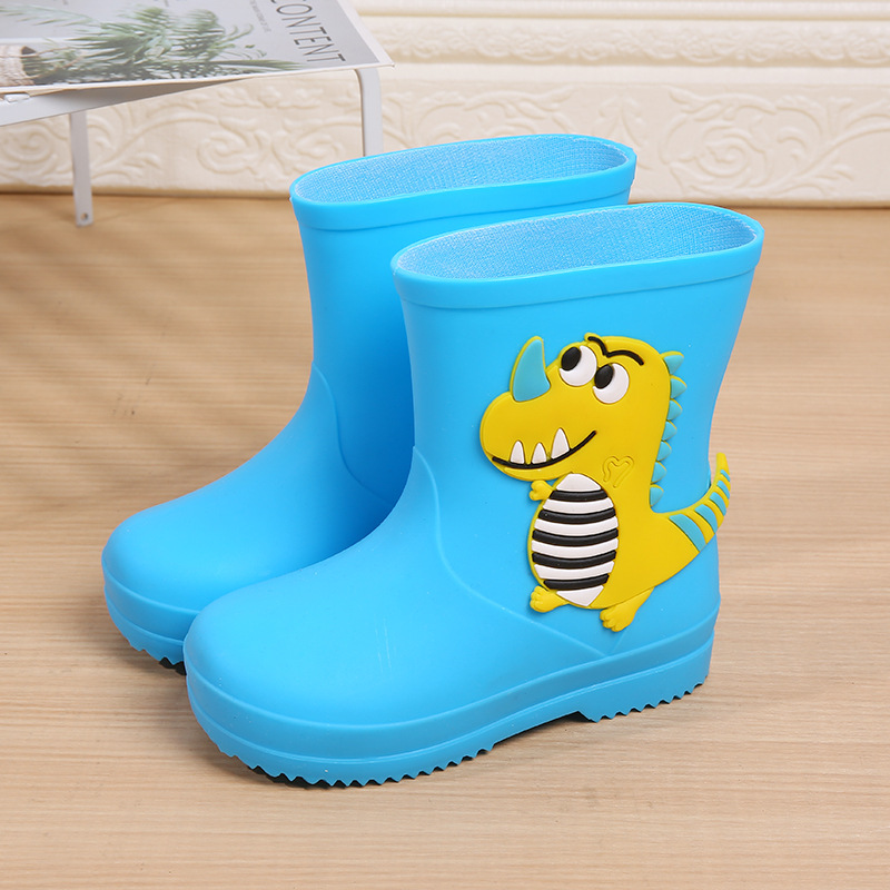 Children's rain boots cartoon cute boys and girls waterproof rain boots baby children non-slip water shoes student rubber shoes wholesale