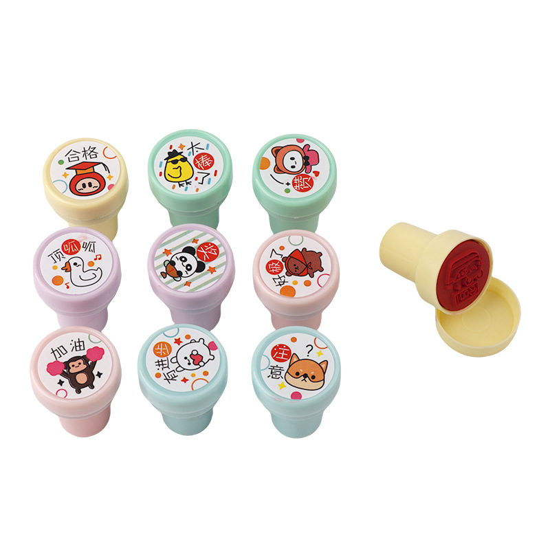 Factory Direct Supply Toy Seal Single Head Three-Dimensional Seal Cartoon Mini Seal Cute Toy Small Seal Wholesale