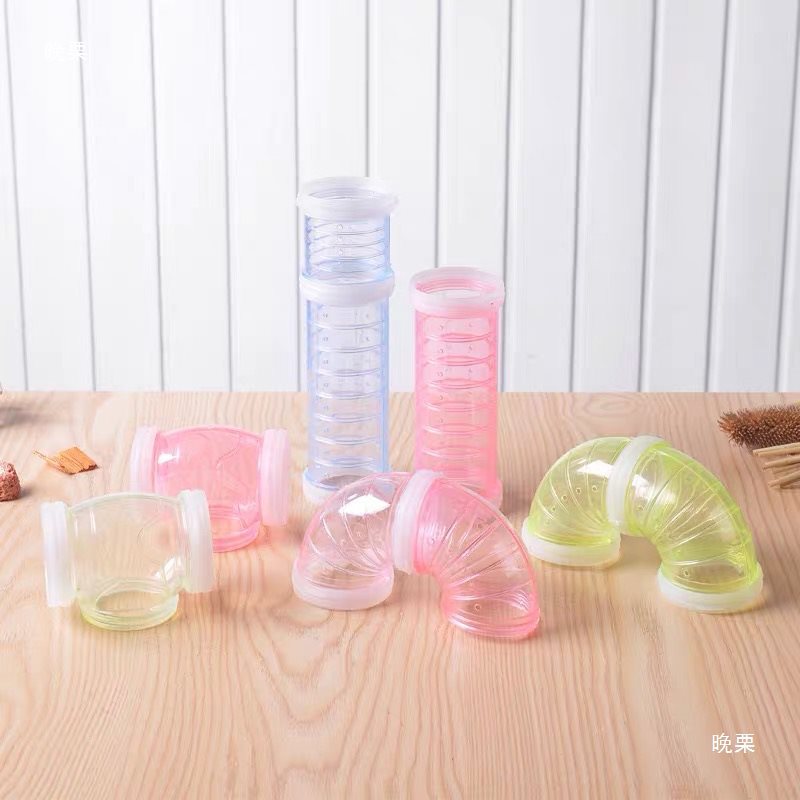 Hamster Cage External Wire Modified T-Type Parkour Acrylic Transparent Accessories Can Be Cage Toys Diyl Type