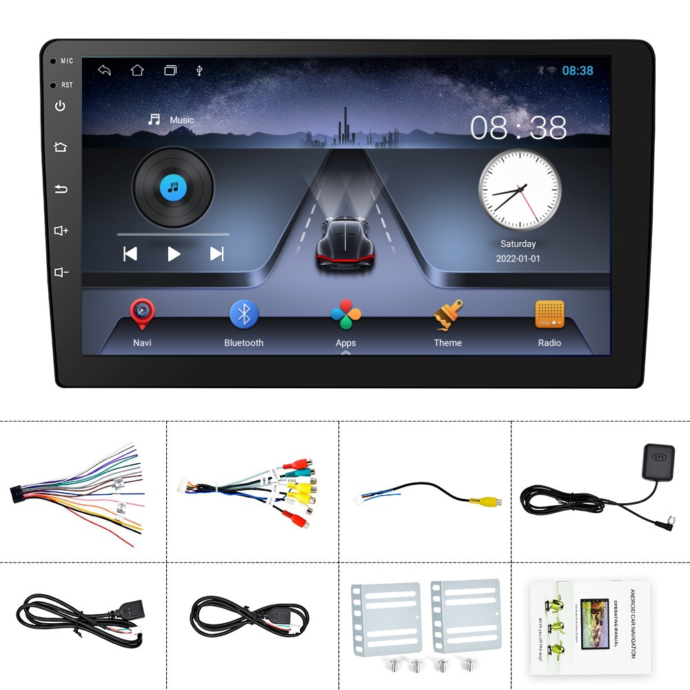 Cross-Border 7/9/ 10.1inch Car Navigation Ts6 Car Android All-In-One Reversing Image Carplay Player