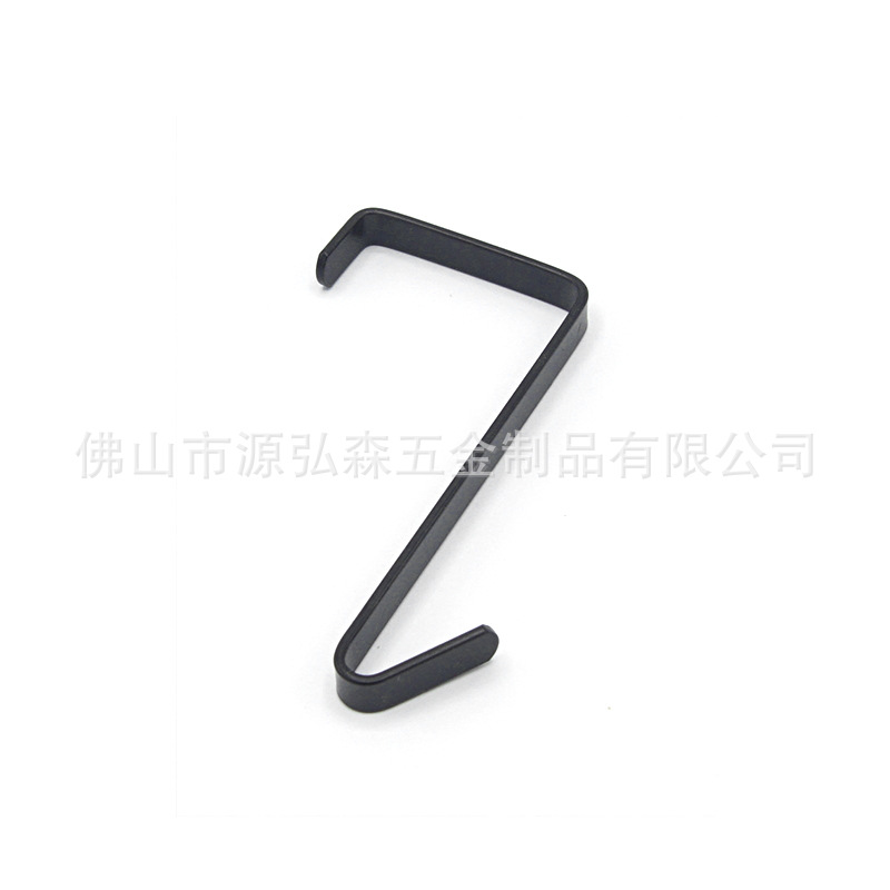 Wrought Iron Creative Home Door Hook Kitchen Metal Non-Punch Storage Bag Flat Door Hook Metal