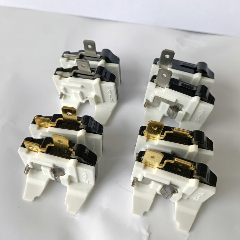 Refrigerator thermal overload protector 4TM butterfly refrigeration compressor flat protection PTC starter relay manufacturers wholesale