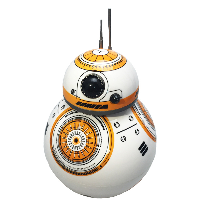 Cross-Border Star Wars Bb8 Intelligent Remote Control Robot Toy Dancing Rotating Ball Patrol Robot with Light